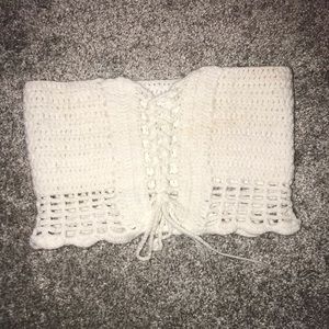 Brandy Melville crochet top